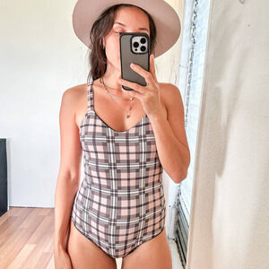 ACACIA Saba One Piece Gingham Size Medium